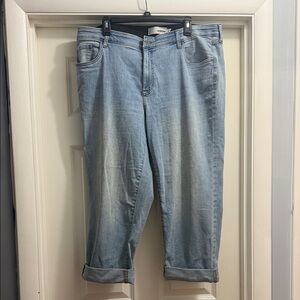 Sonoma Light Blue Denim Capri Jeans